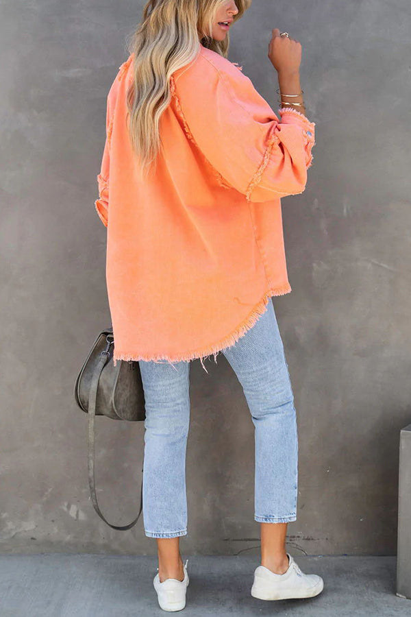 Alyssa - Stylische Jeansjacke mit Taschen