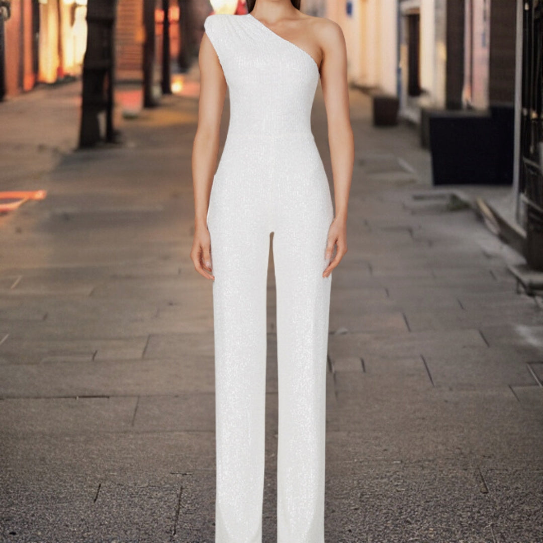 Variant image for Damen Jumpsuit Elegant Pailletten Design für Festliche Anlässe - Mia-16