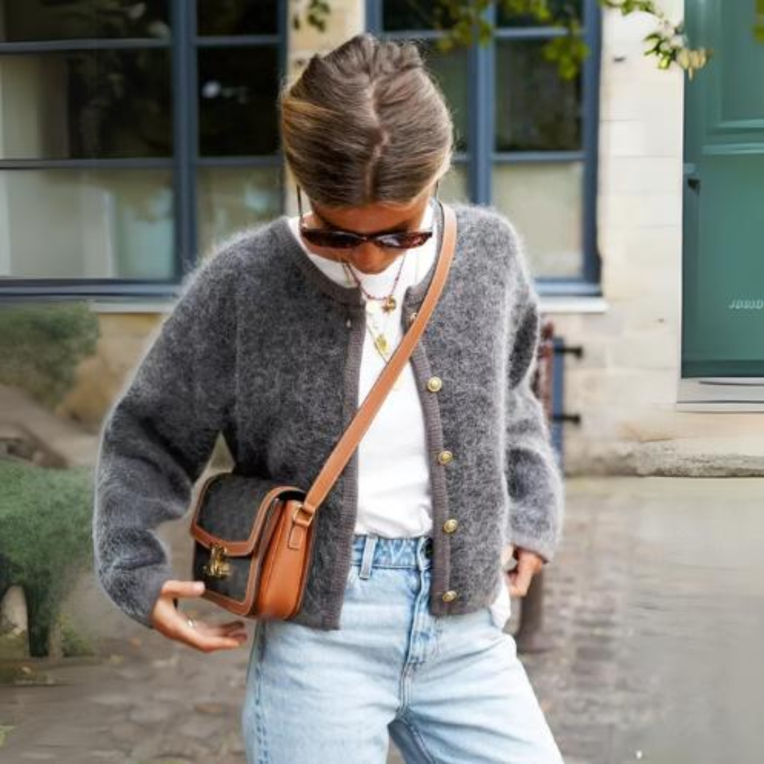 Gemütliche Strickjacke für Damen