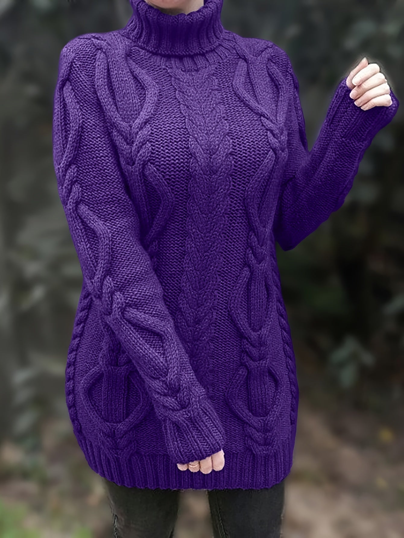 Elowyn | Längerer Pullover mit Kragen für Frauen