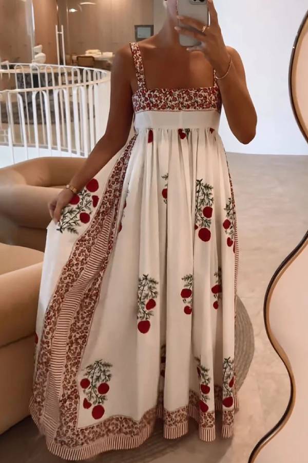 Variant image for Damen Maxi-Kleid Florales Design Bequeme Passform - Suzie-1