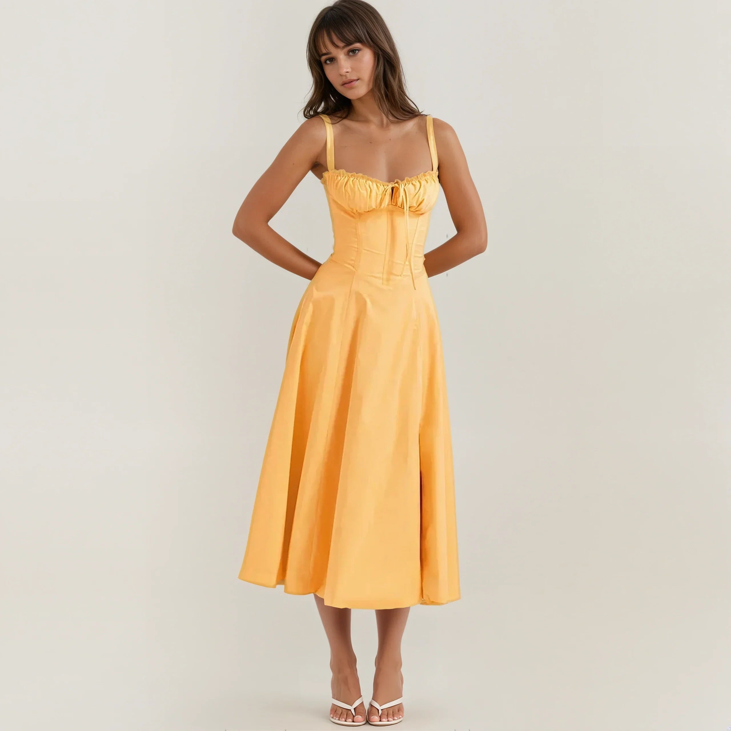 Variant image for Damen Korsettkleid Elegante Silhouette mit Schnürung - Festliches Kleid für Hochzeitsgast - Catherine-1