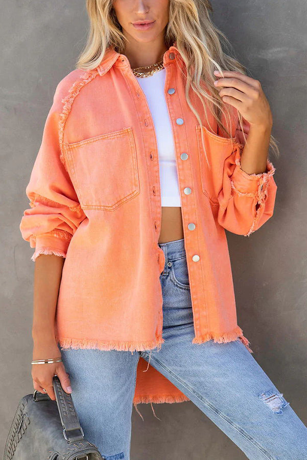 Alyssa - Stylische Jeansjacke mit Taschen