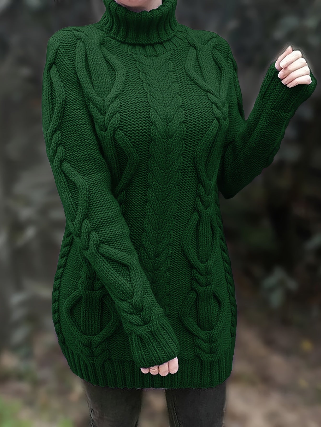 Elowyn | Längerer Pullover mit Kragen für Frauen