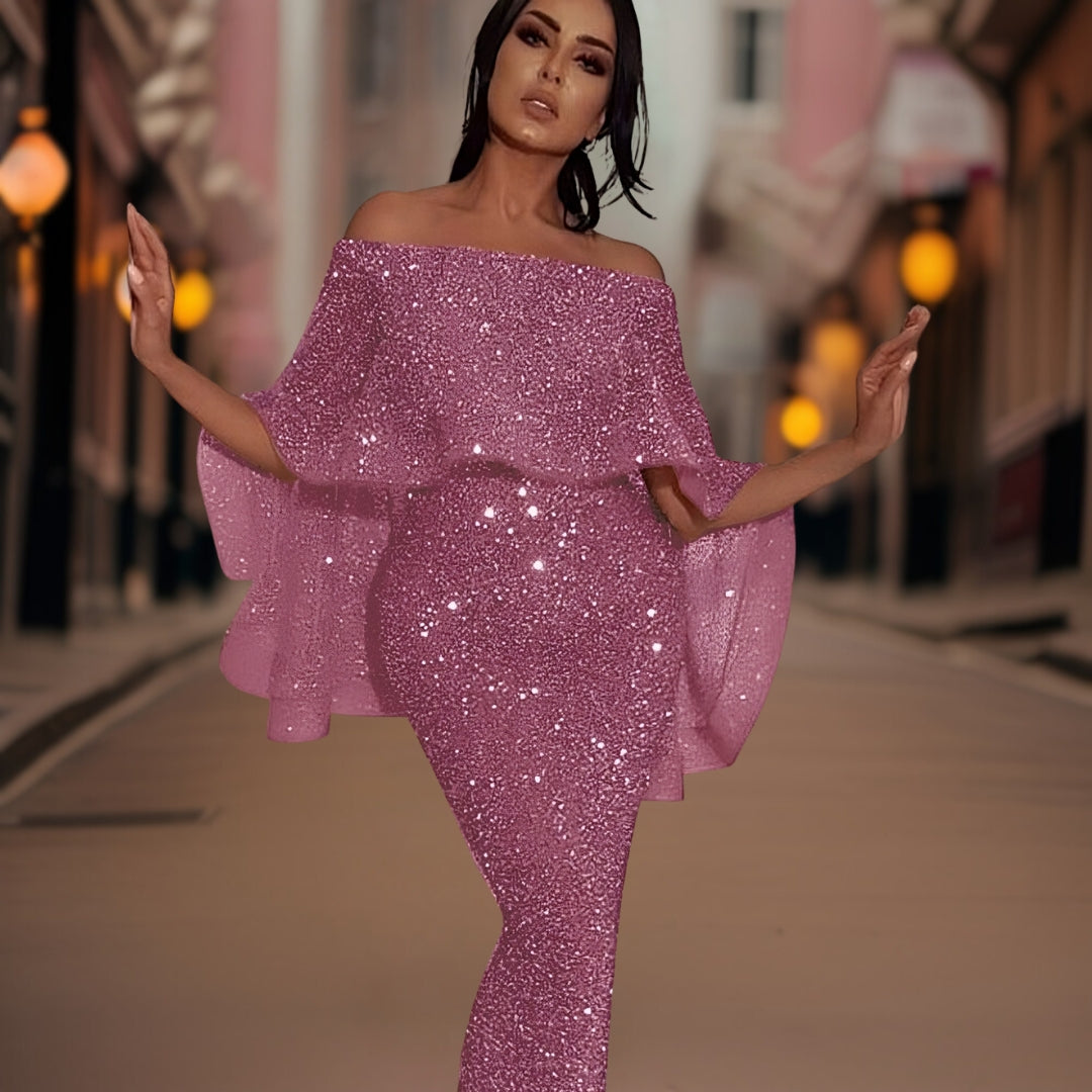 Variant image for Damen Off-Shoulder Kleid mit Rüschen für Elegante Anlässe - Everly-7