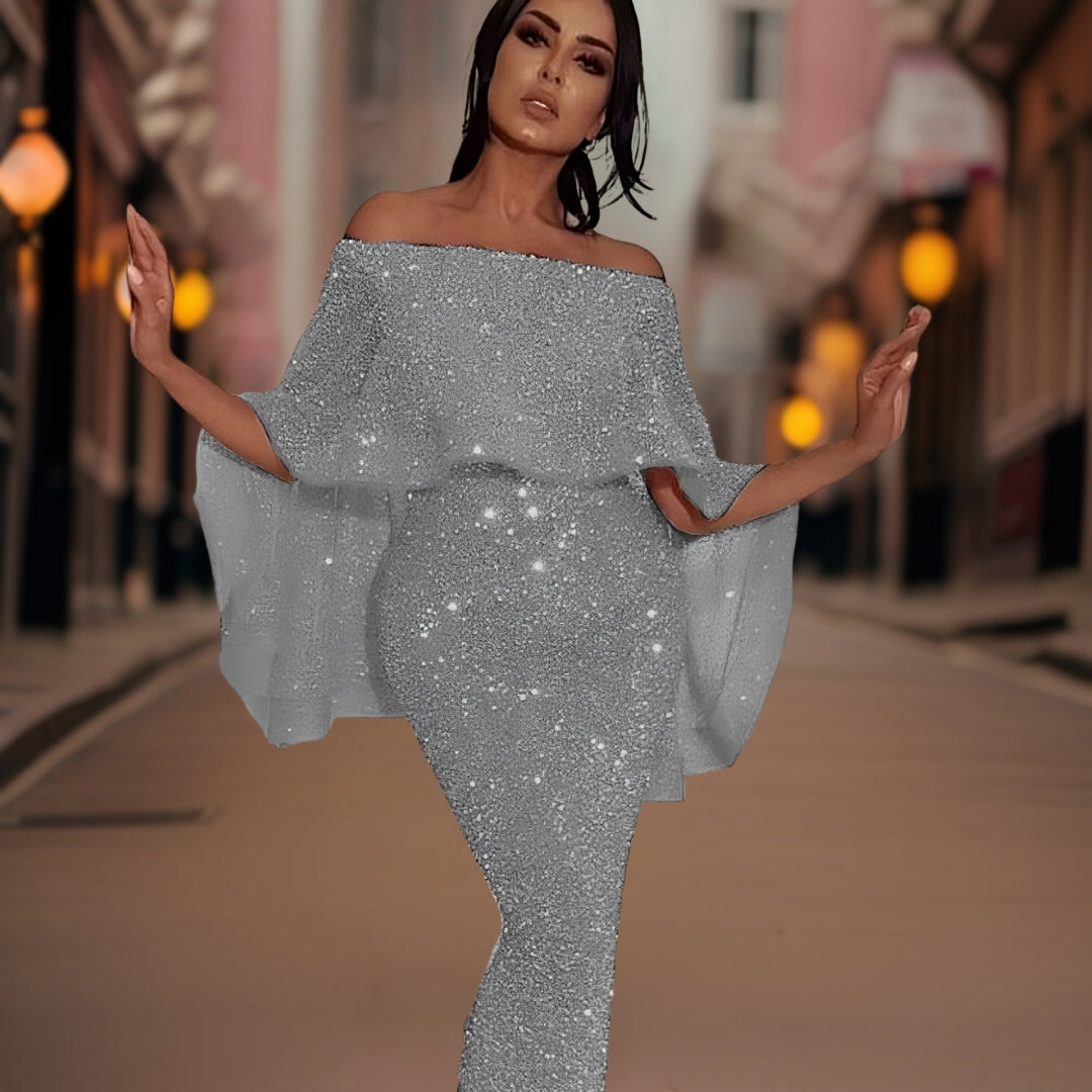 Variant image for Damen Off-Shoulder Kleid mit Rüschen für Elegante Anlässe - Everly-31
