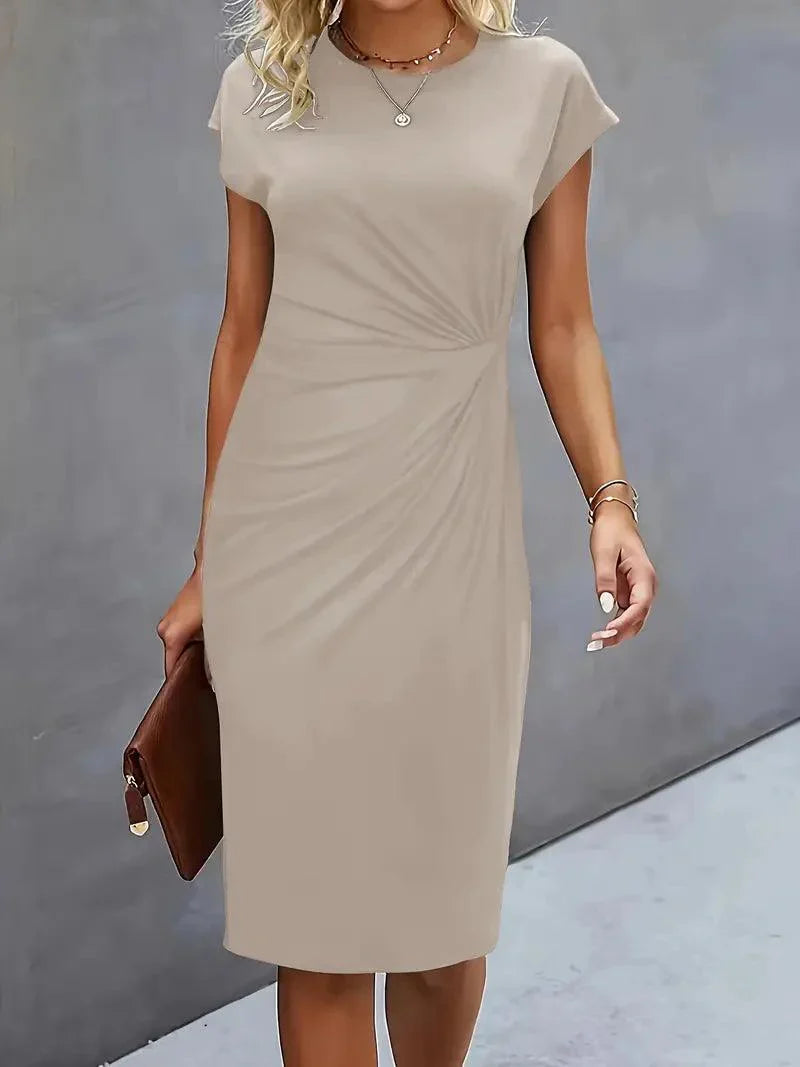 Variant image for Damen Kleider Elegantes Schmal Kleid mit Rundhalsausschnitt - Mia-25