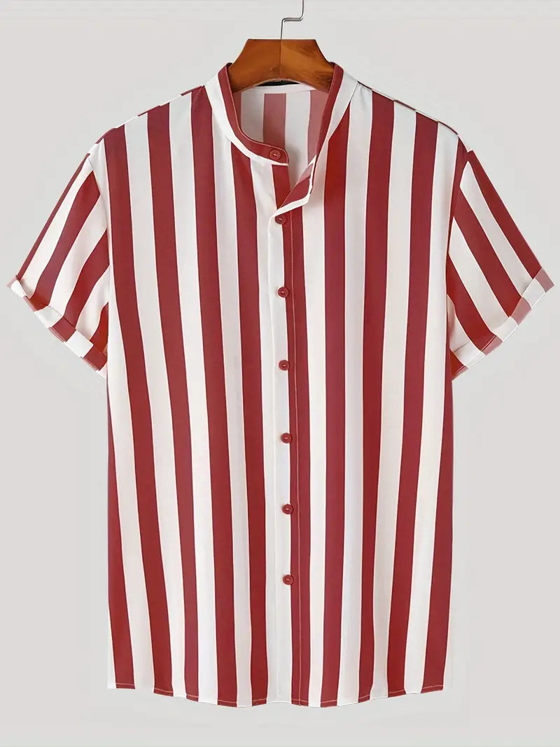 Lässiges gestreiftes Hemd für Männer - John