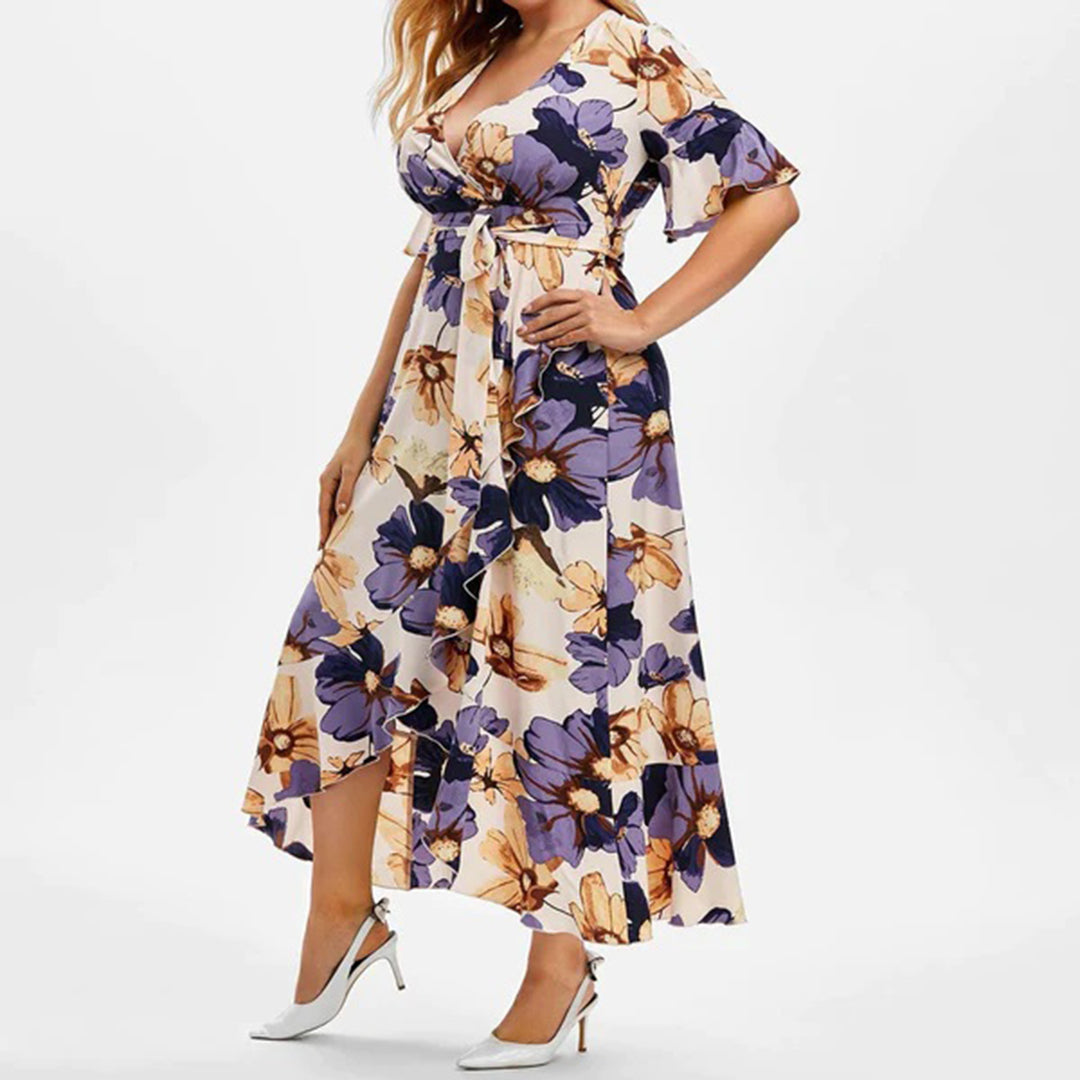 Damen Maxikleid Sommer Floral Design - Imelda-5