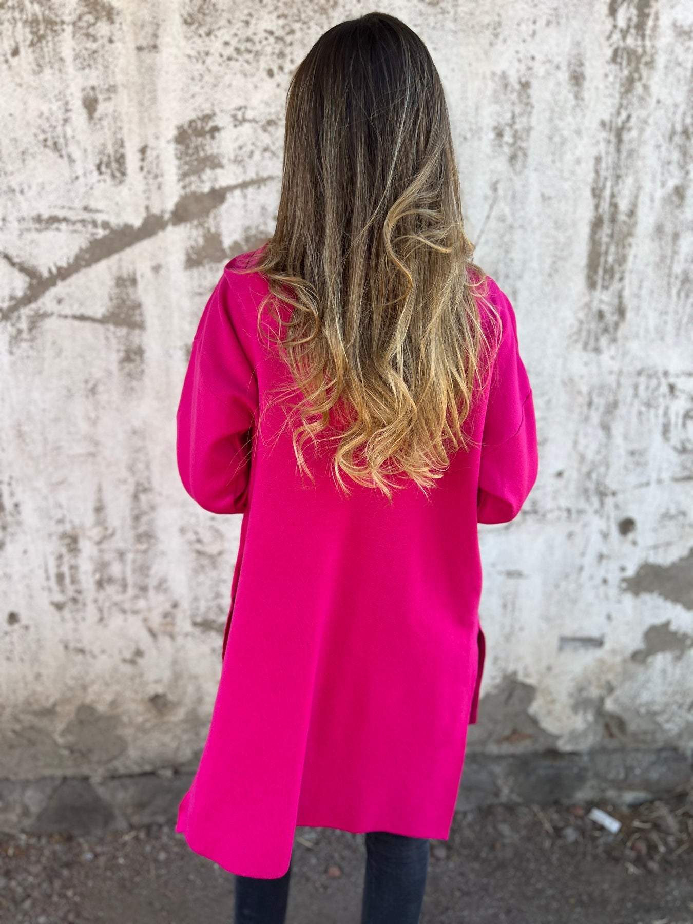 Chloe - Damen Langärmliger Zip Cardigan