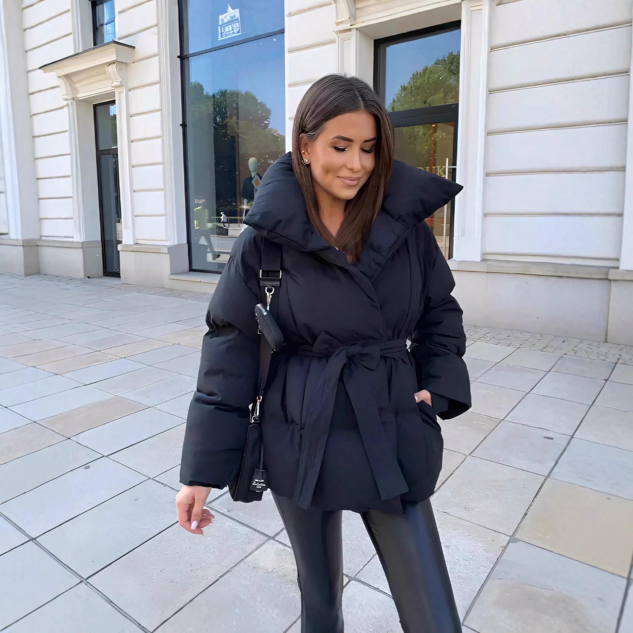 Damen-Baumwolljacke mit Stehkragen 4