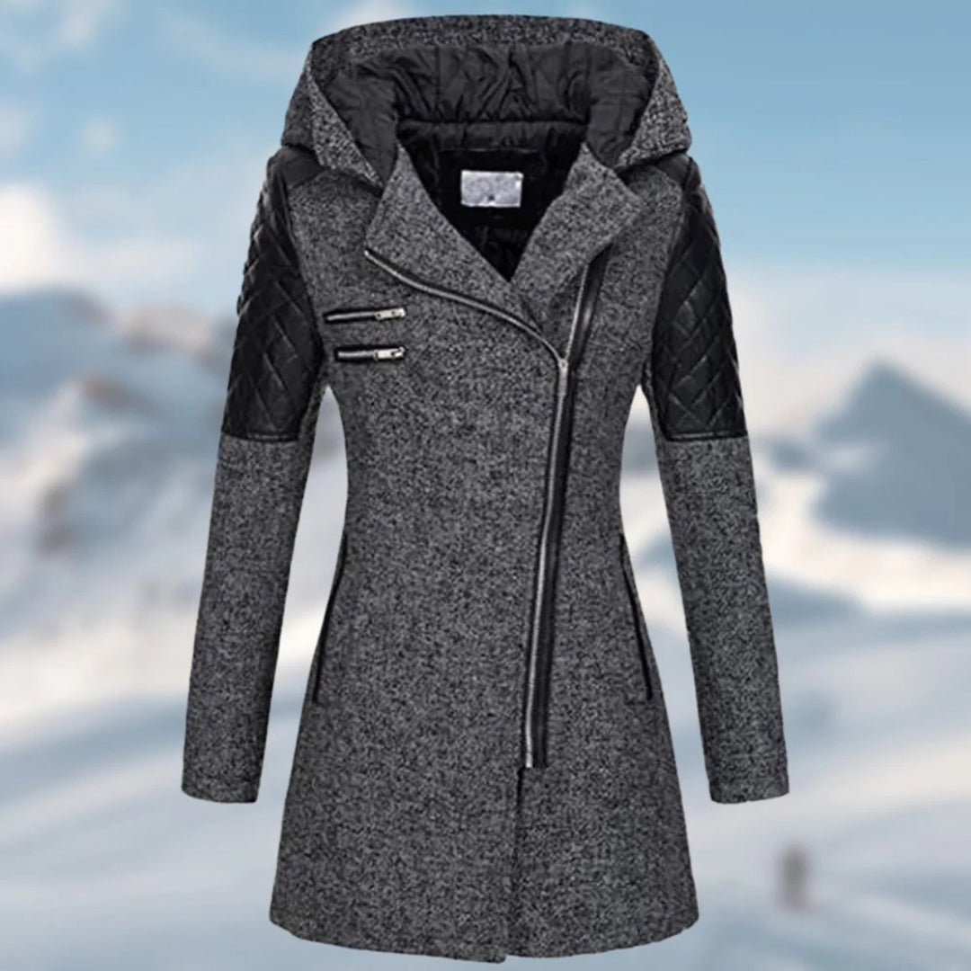 Damen Warme Kapuzenjacke | Winter 2