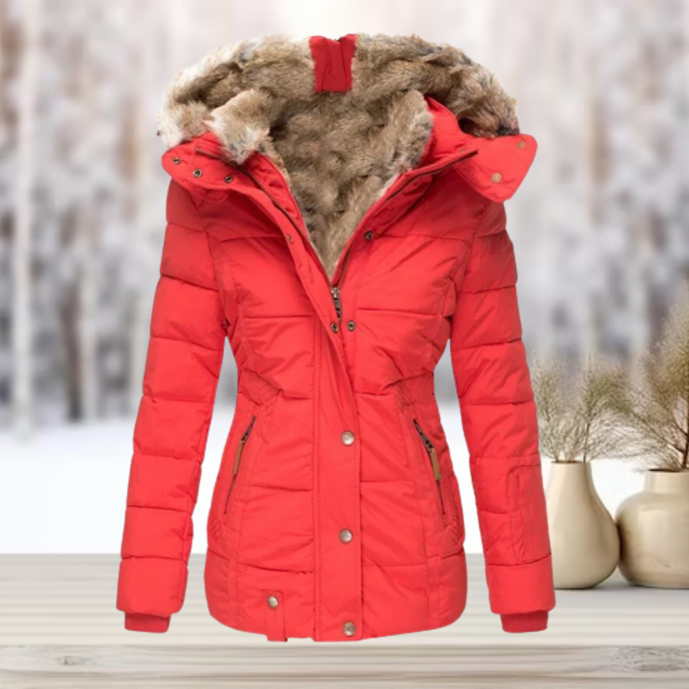 Damen Winter Pufferjacke mit Kapuze | Schlank Passform 5