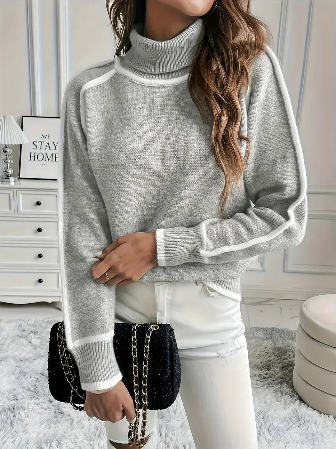 Ellani - Kuscheliger Turtleneck-Pullover für Damen