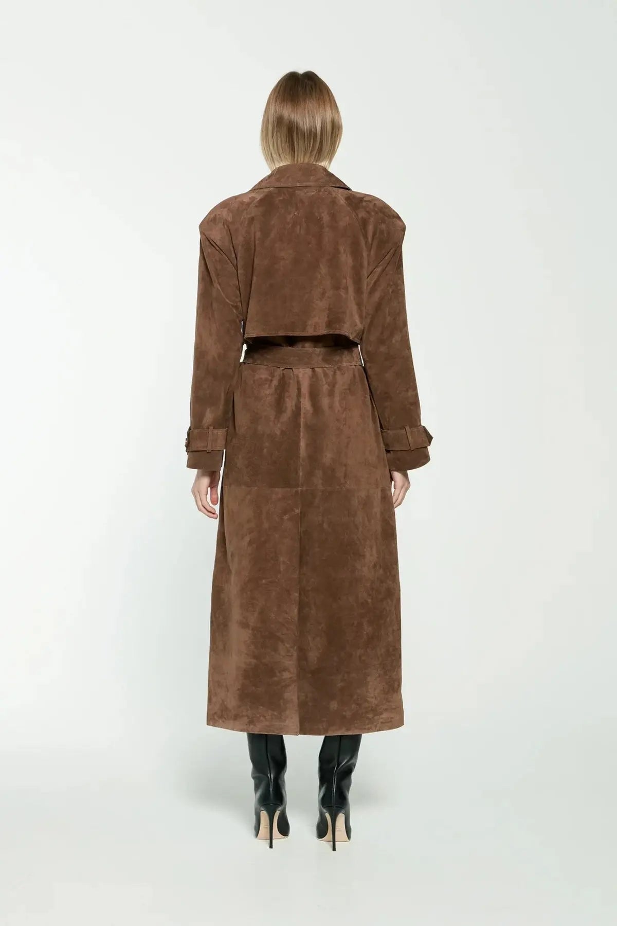 Ella | Wildleder Trenchcoat 7
