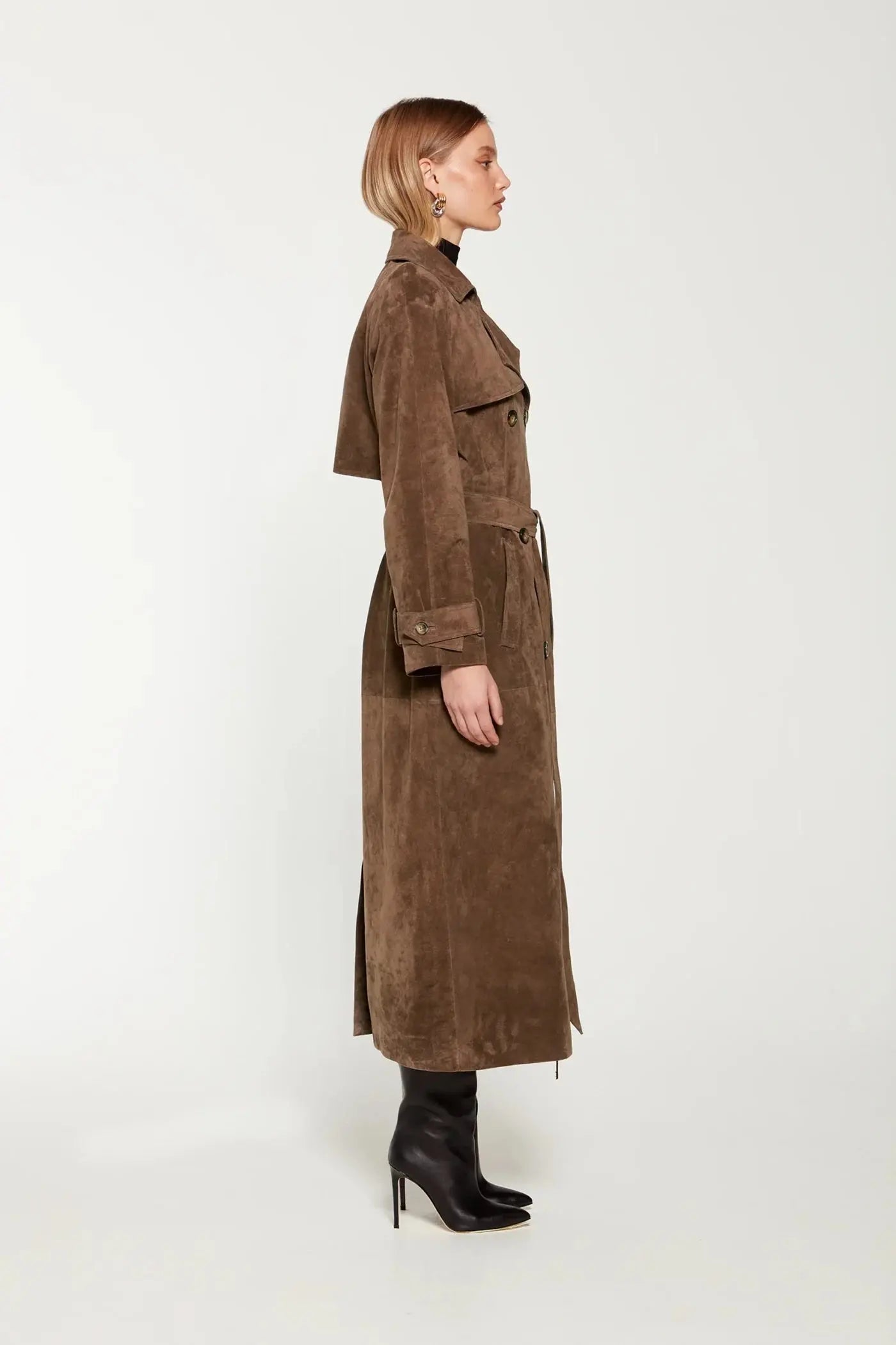 Ella | Wildleder Trenchcoat 8