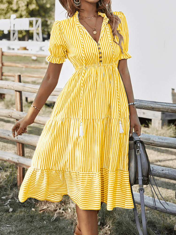 Variant image for Damen Sommerkleid Sexy Bequemes Design Atmungsaktiv - Mia-21