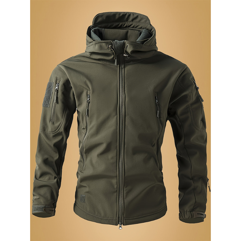 Jacke Herren | Warm Gefüttert & Softshell | Taktische Winterjacke Herren 4