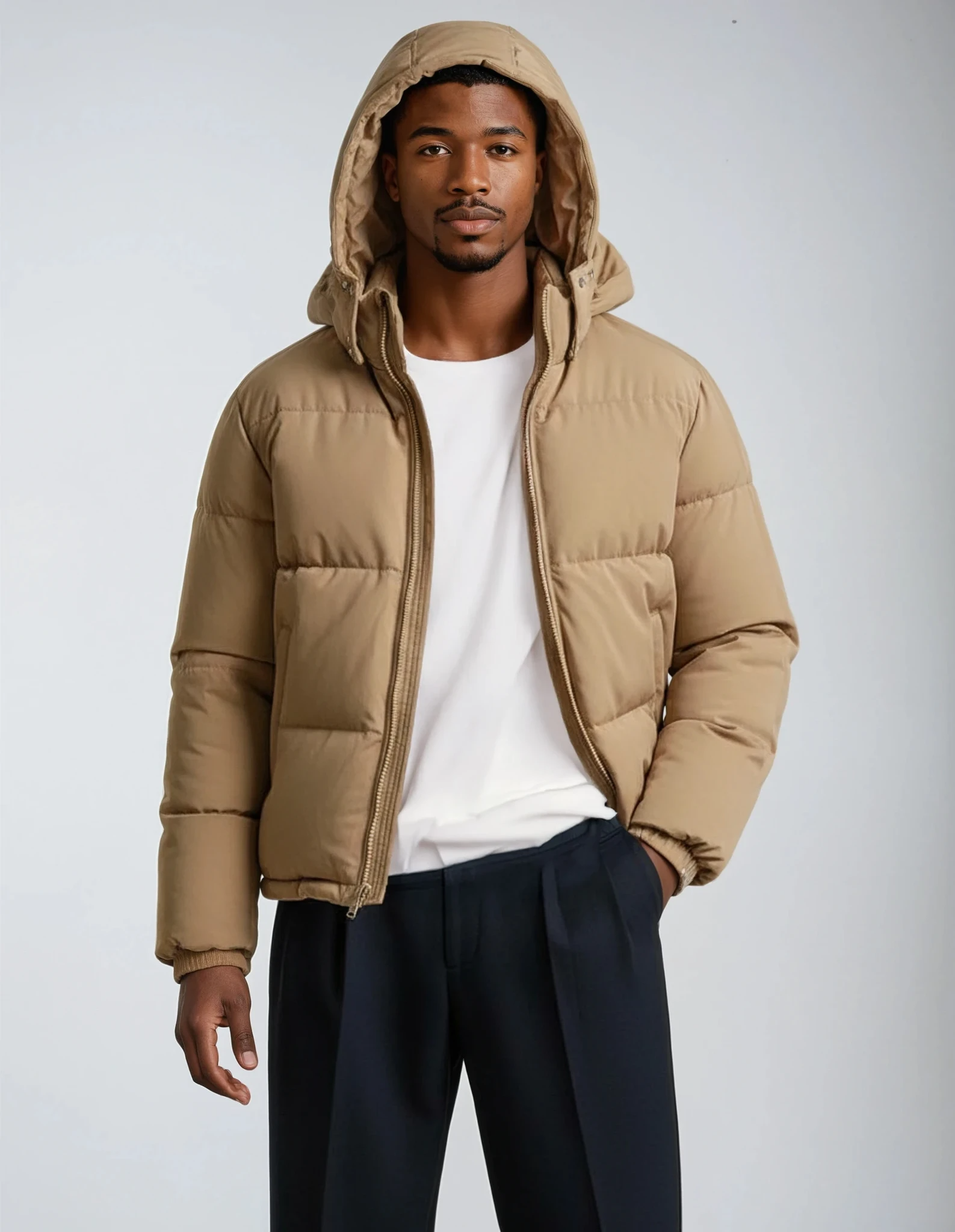 Jacke Herren | Winterjacke Herren Kapuze | Atmungsaktiv Style 1