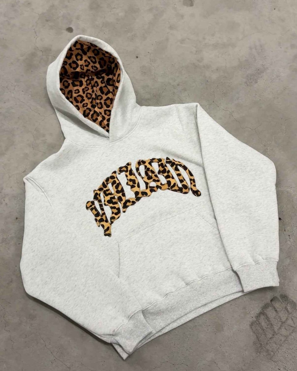 Lässiger Leopard Hoodie 3