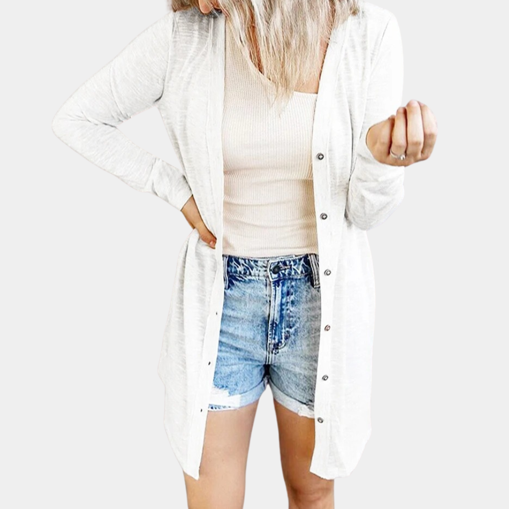 Leichte Damenstrickjacke für lässige und elegante Outfits - Lozenda