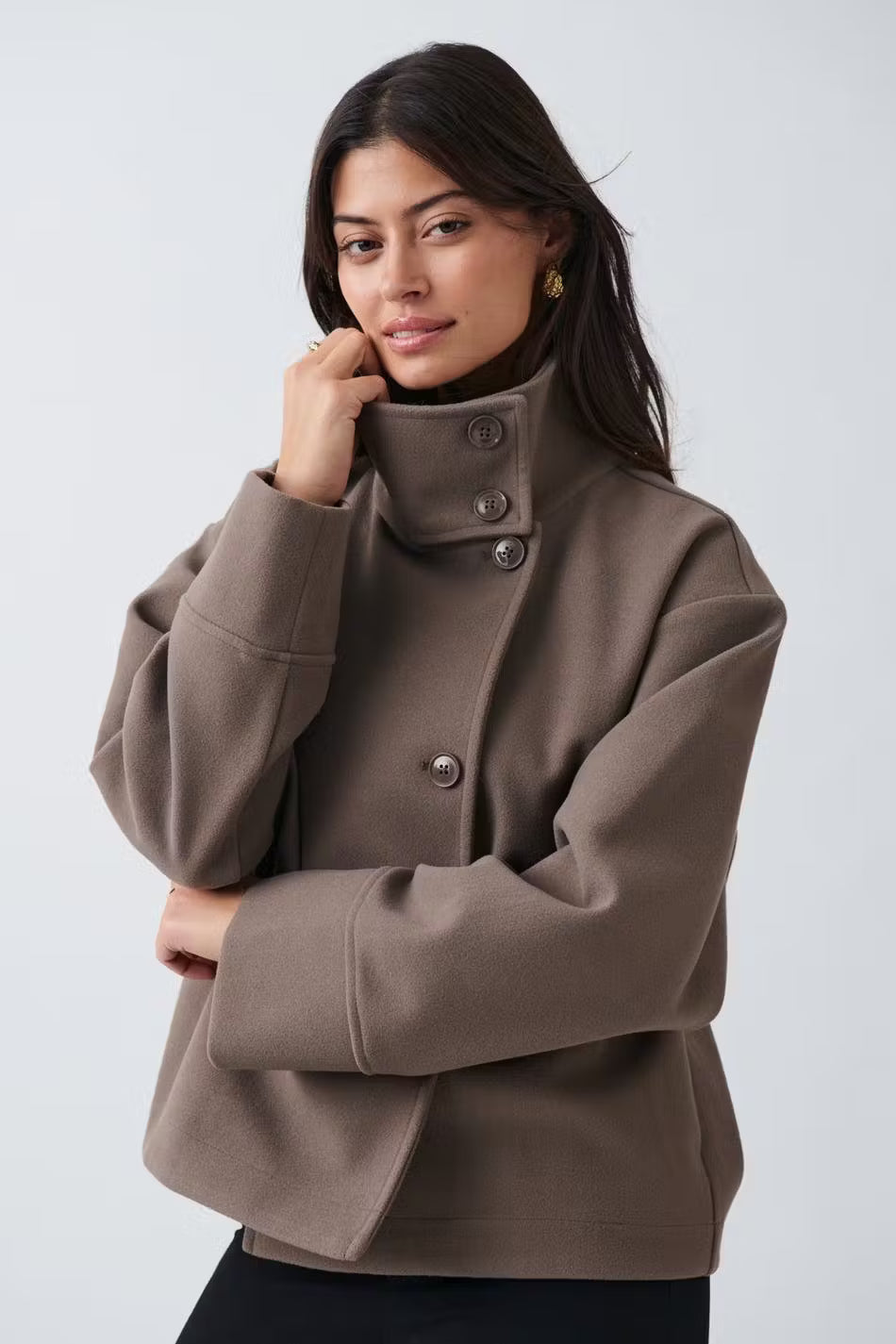 Liana – Elegante Kurzjacke mit Stehkragen Damen 1