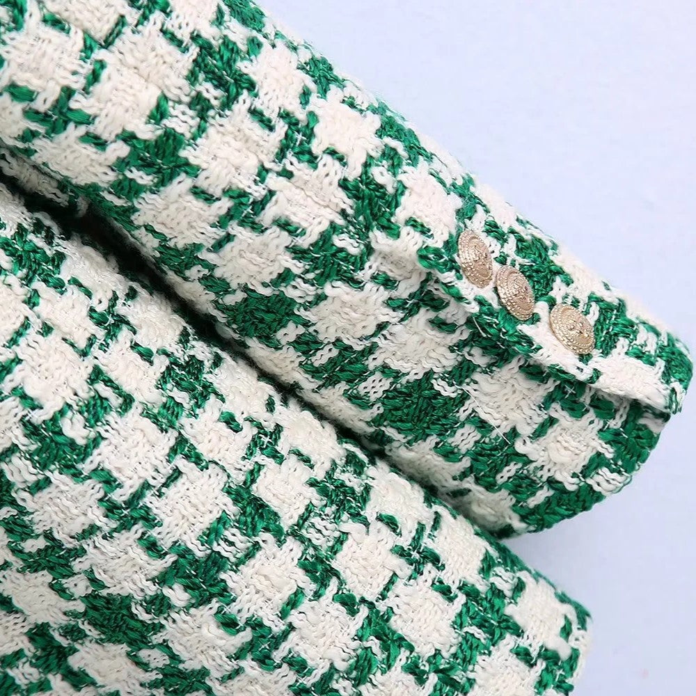 Lina - Luxuriöser Blazer mit Taschen und Knopfleiste