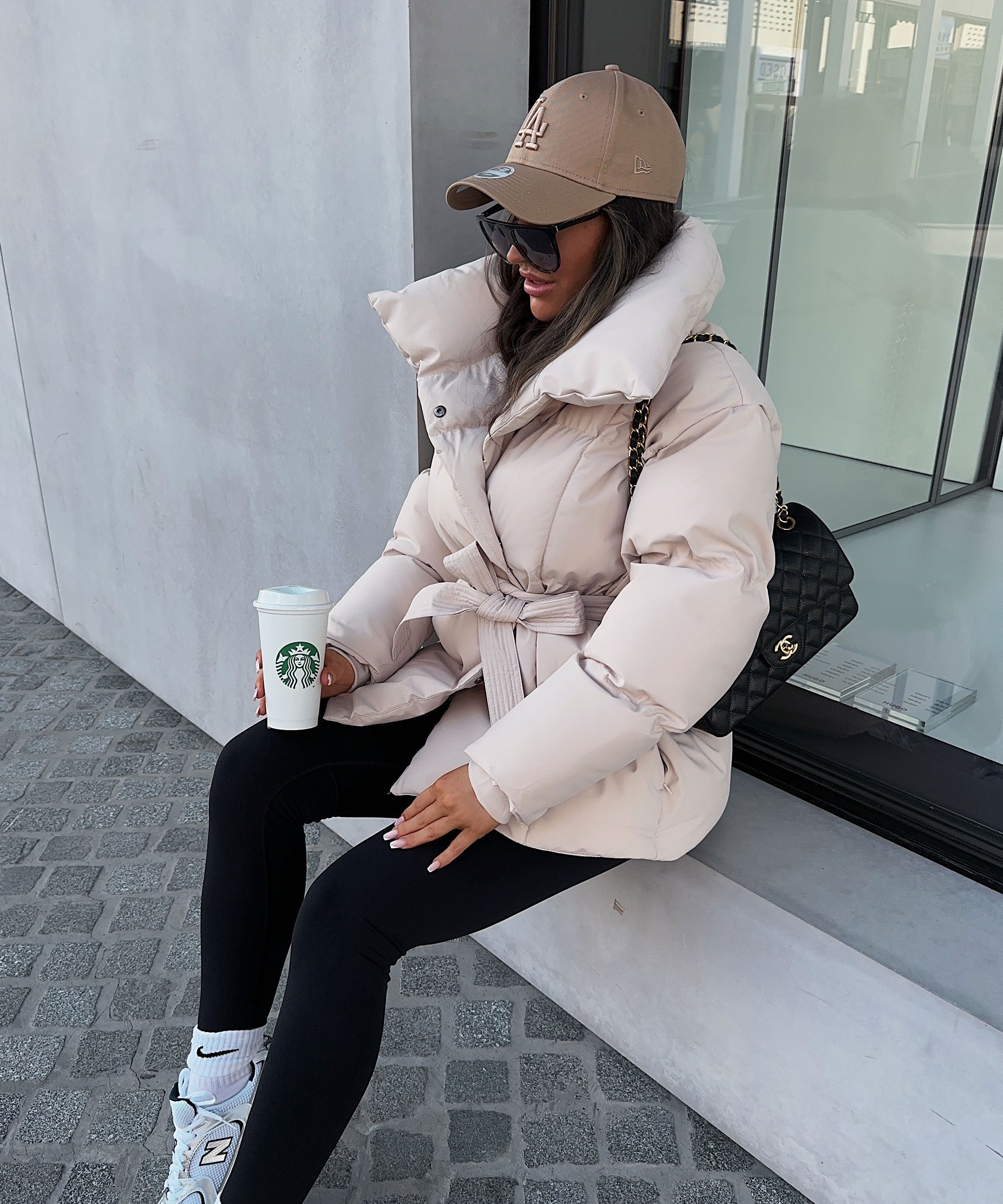 Liv - Lässige warme wattierte Jacke