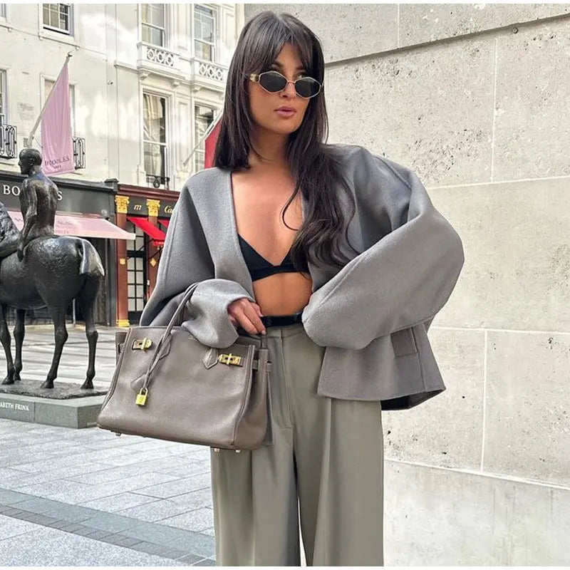 Marigold - Eleganter Blazer mit V-Ausschnitt