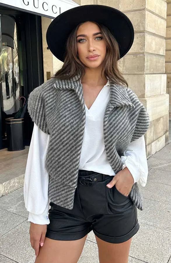 Tine | Modische Oversized Weste für Damen