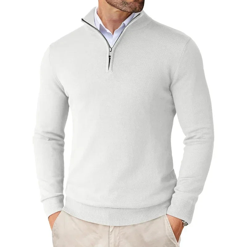 Pullover Herren | Herren Pulli Half-Zip | Strick Komfort 2