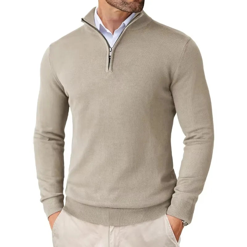 Pullover Herren | Herren Pulli Half-Zip | Strick Komfort 6