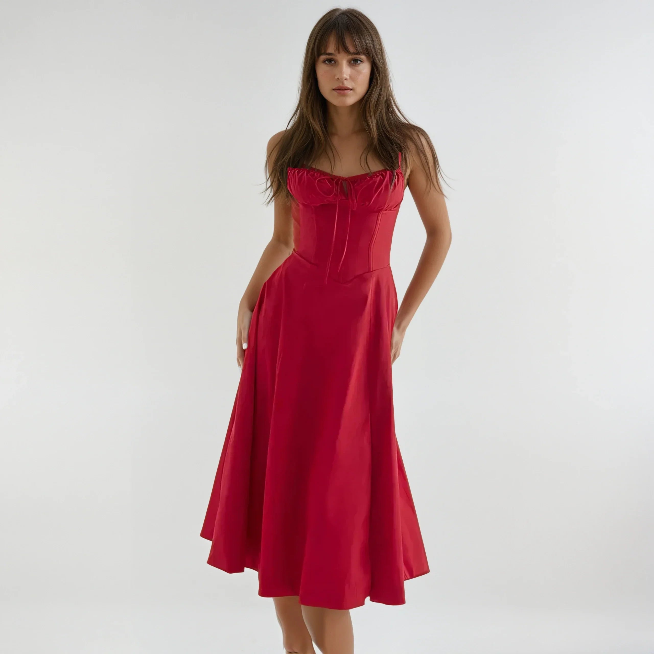 Variant image for Damen Korsettkleid Elegante Silhouette mit Schnürung - Festliches Kleid für Hochzeitsgast - Catherine-22