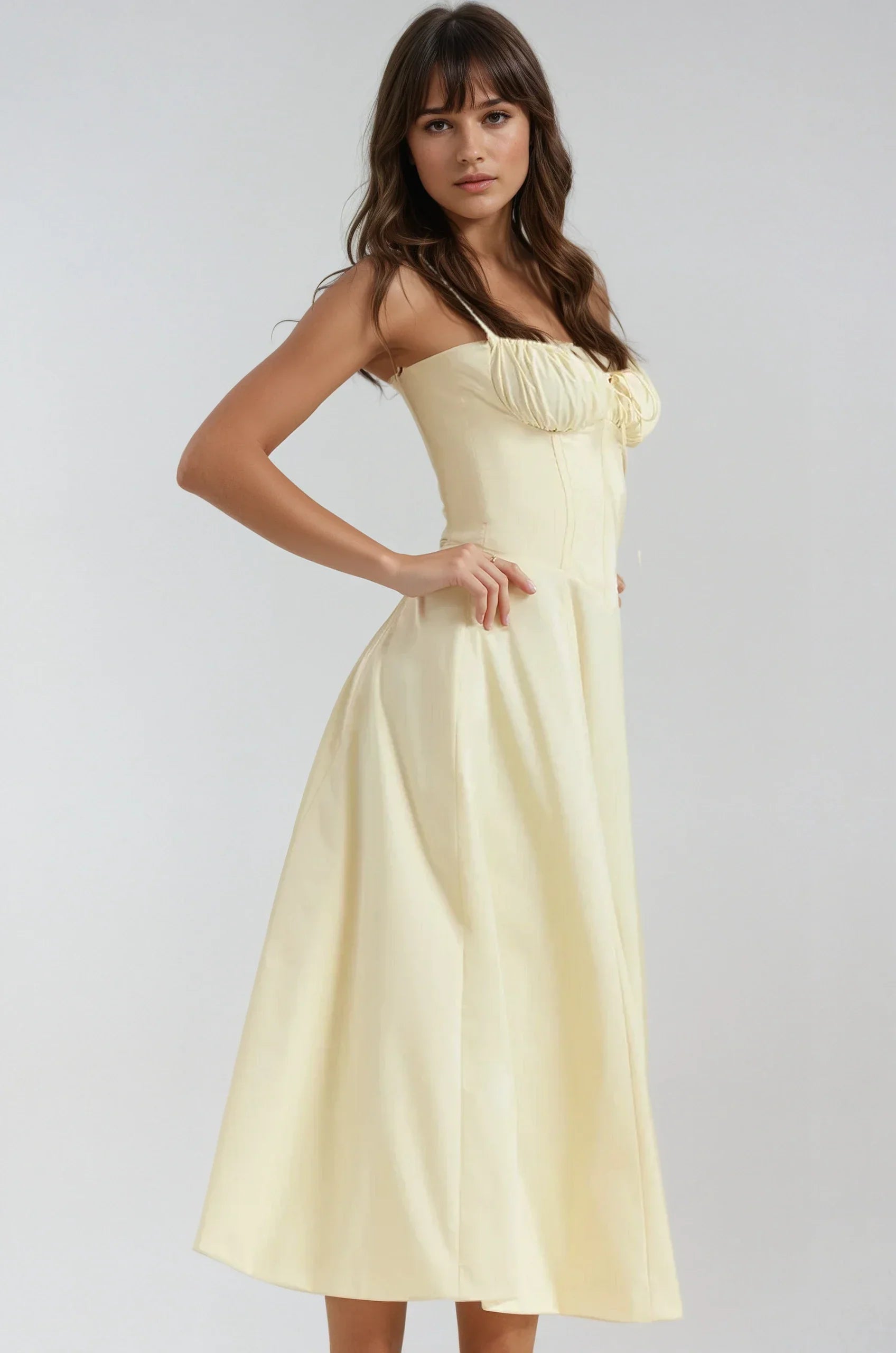 Variant image for Damen Korsettkleid Elegante Silhouette mit Schnürung - Festliches Kleid für Hochzeitsgast - Catherine-12