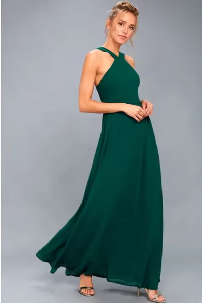 Variant image for Damen Abendkleid Elegante Fließende Silhouette - Leona-49