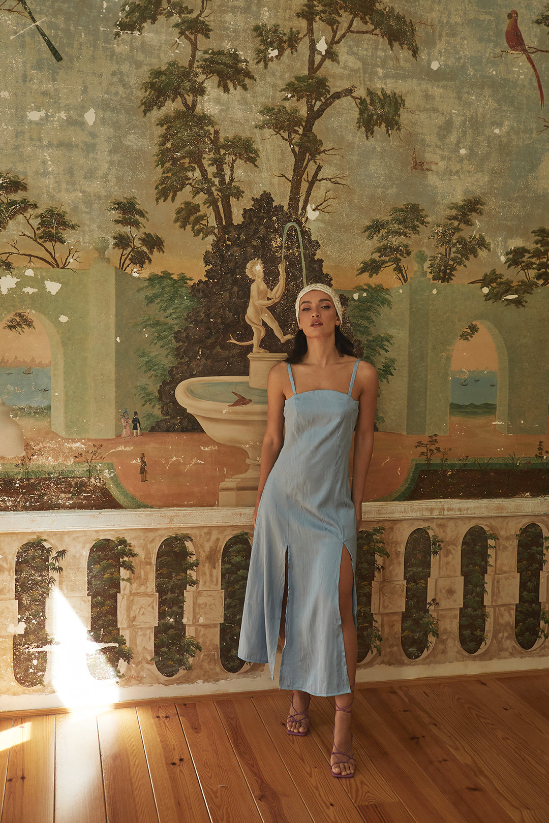 Damen Spaghettiträger Sommerkleid Elegantes Design - Sienna-4