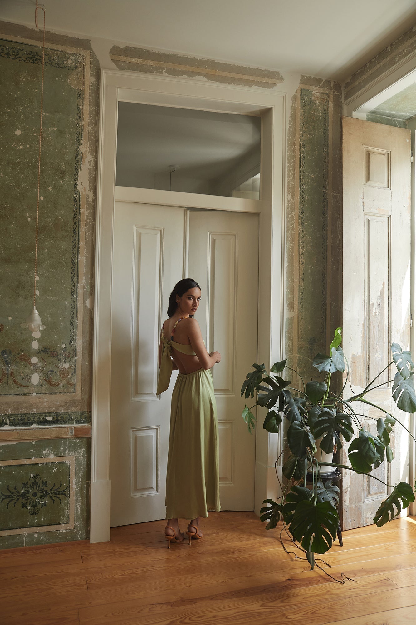 Damen Maxi Kleid Elegantes Fließendes Design für Sommer & Festliche Anlässe - Kiwi-3