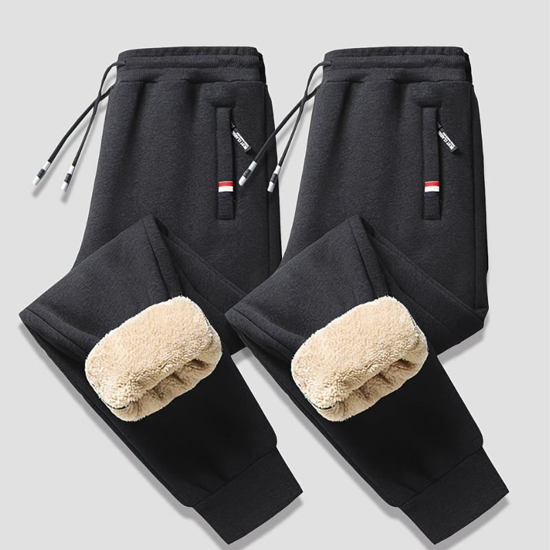 Thermohose Herren | Warme Winterhose mit Kordelzug | Bequeme Kleider 1