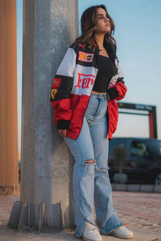 Übergangsjacke Damen | Wärmend & vielseitig kombinierbar | Damen Rennjacke