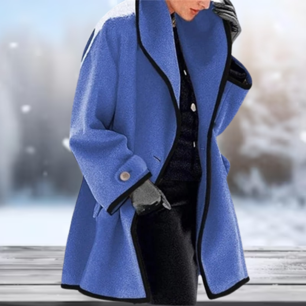 Klassischer Wintermantel Damen | Retro-Design | Weiches, wärmendes Gewebe