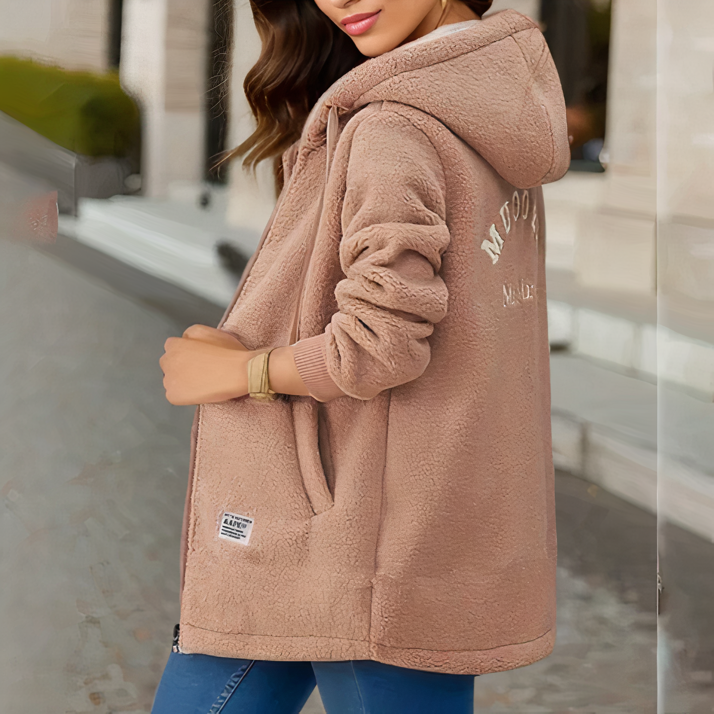 WW | Damen Fleecejacke mit Kapuze 2