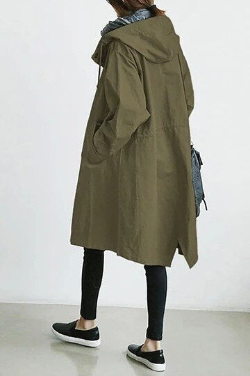 W&W | Modischer langer Trenchcoat Damen Wechsel Saison 2023 2