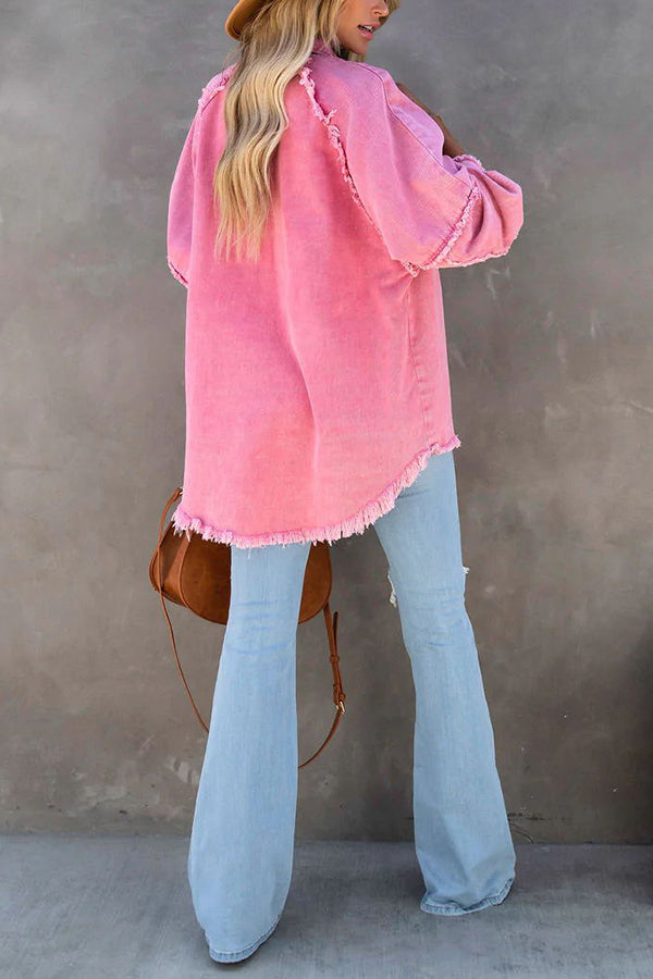 Alyssa - Stylische Jeansjacke mit Taschen