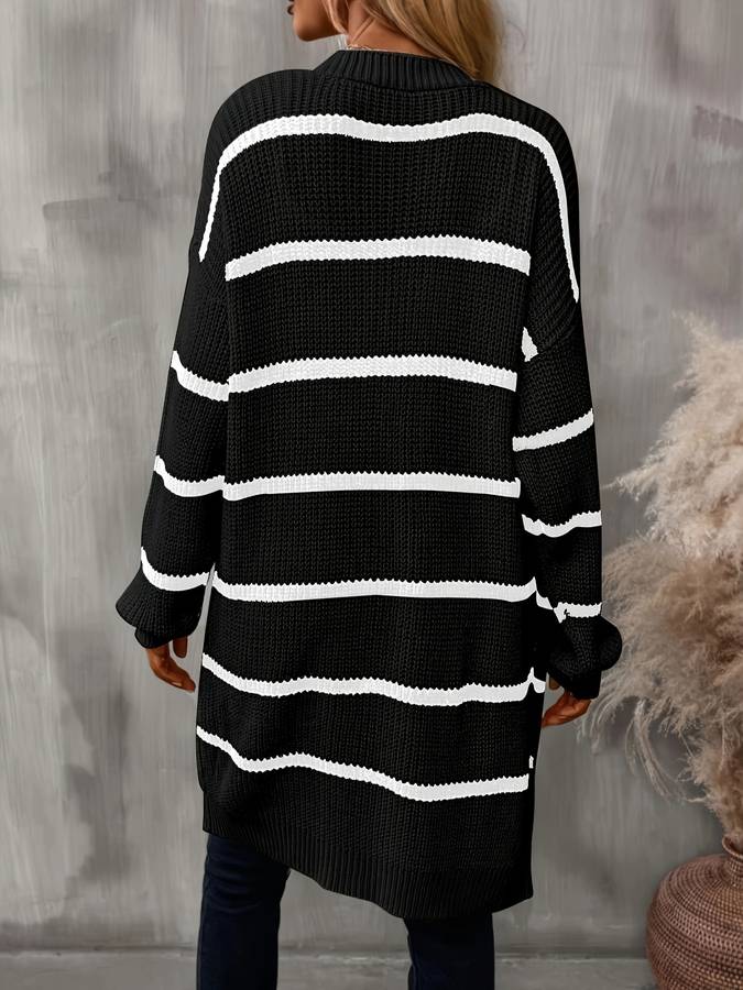 Strickjacke mit offenen Schultern Damenmode