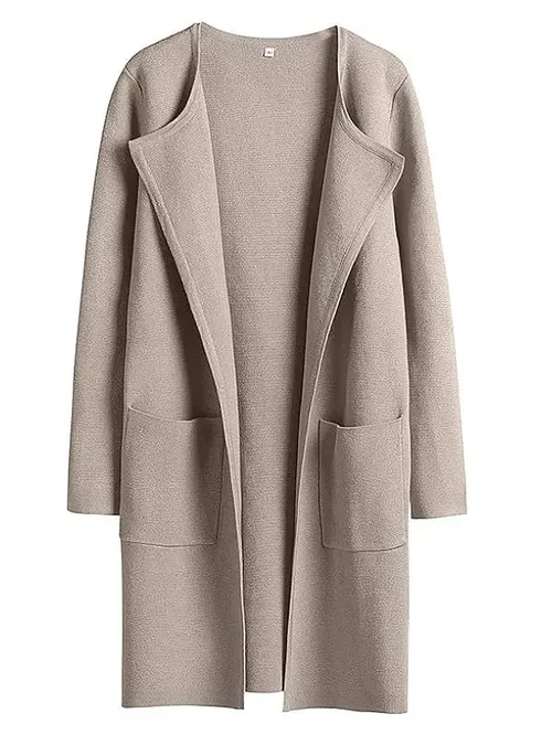 Neuer Stil Revers Klassischer Mantel