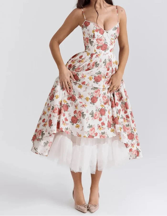 Damen Elegantes Lässiges Schickes Midikleid - Lisa