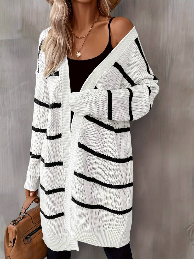 Strickjacke mit offenen Schultern Damenmode