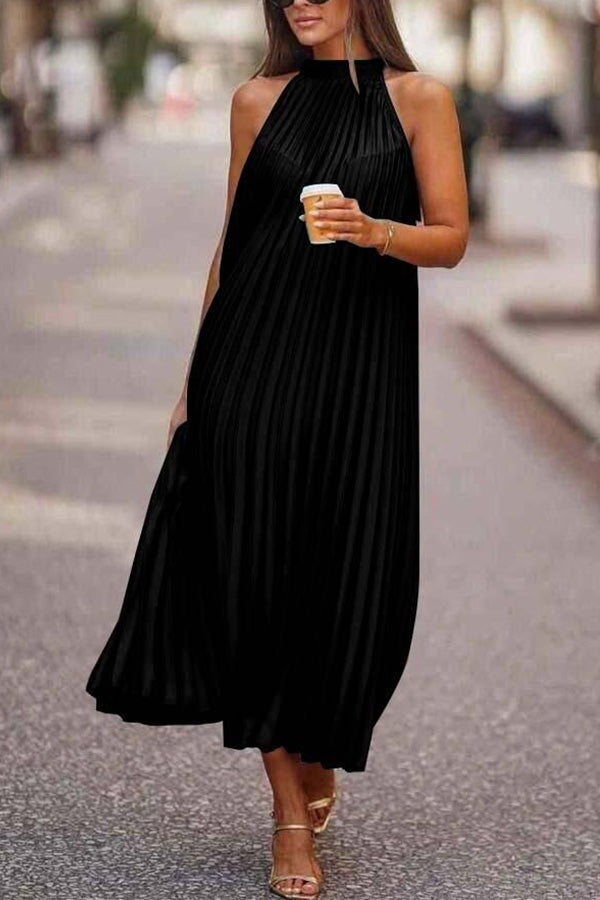 Variant image for Damen Ärmelloses Sommerkleid Leichtes Fließendes Design - Mia-5