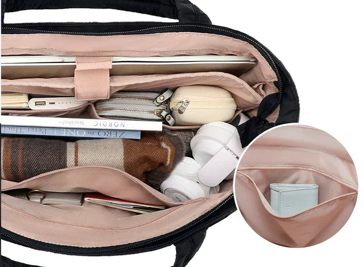 Moderne und elegante Puffertasche für Frauen - Kristel