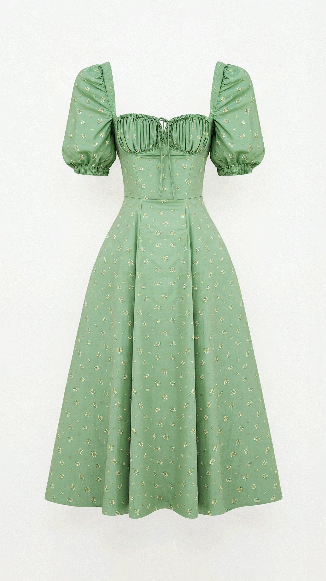 Variant image for Damen Midikleid Elegantes Design mit Quadratischem Halsausschnitt - Daniela-9